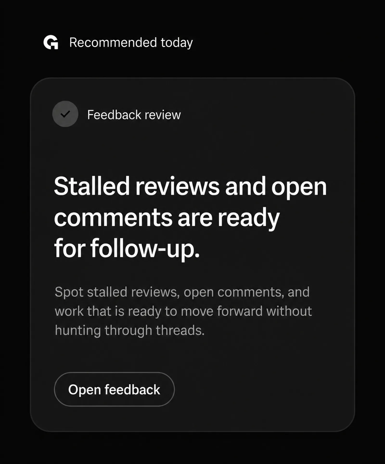 Feedback-actie