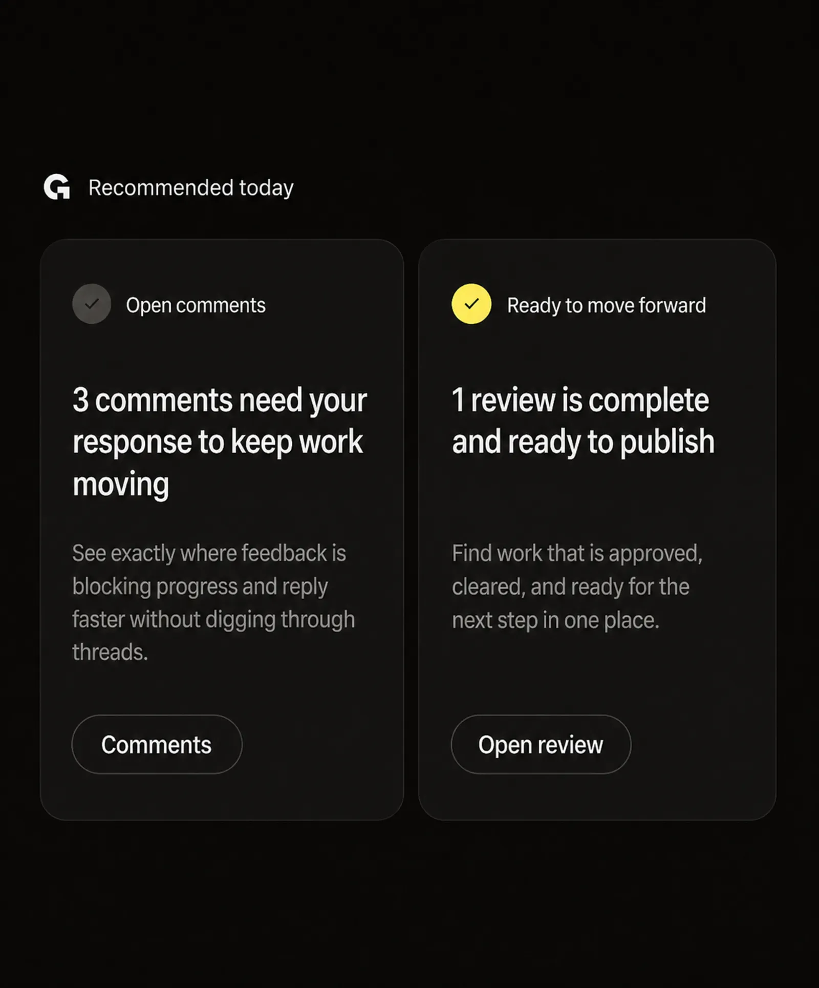 Recommendations