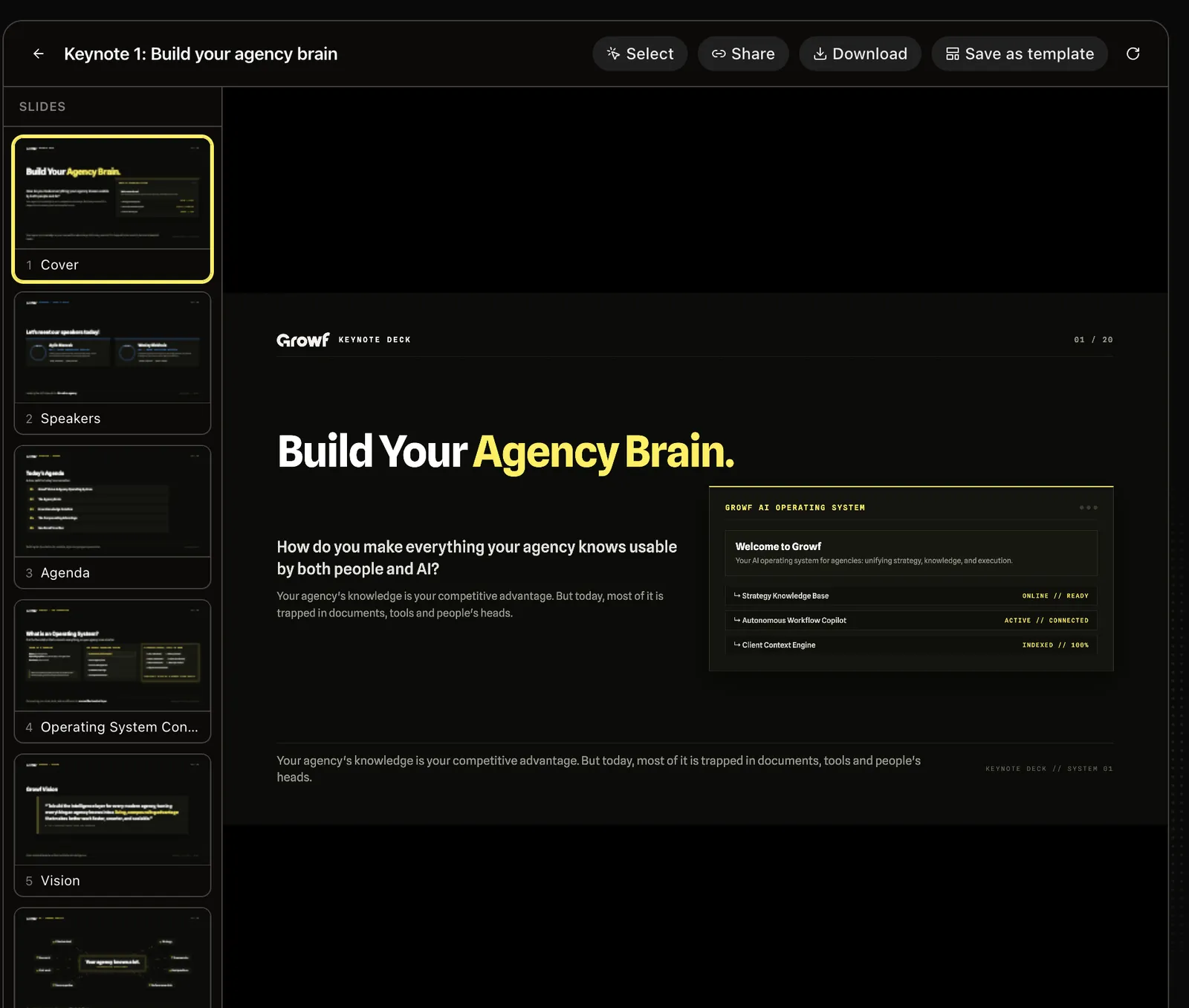 Design mode · Slides Design mode · Slides