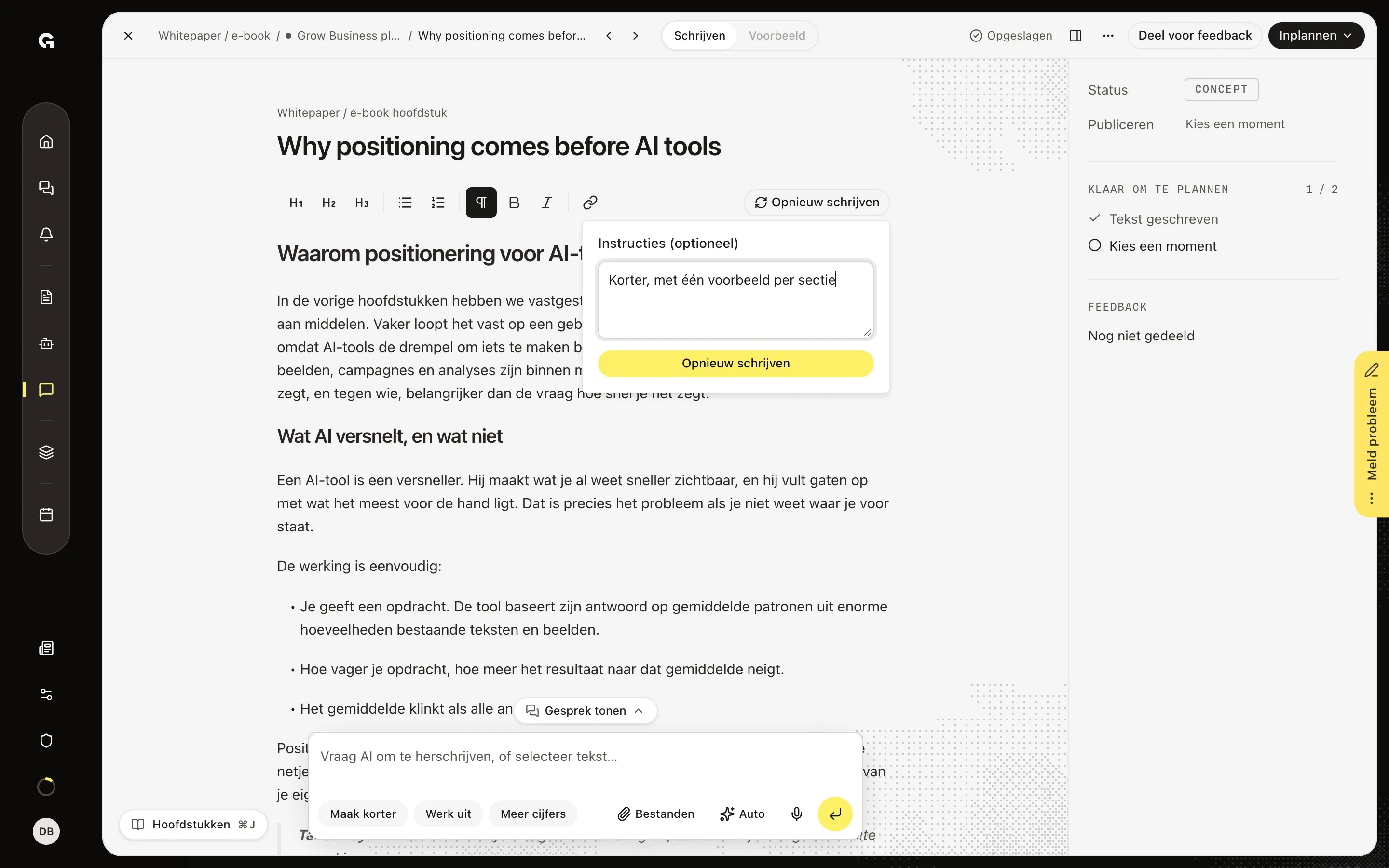 Herschrijf een deel en zet de volgende stap – Schrijf een blogserie, whitepaper of webteksten