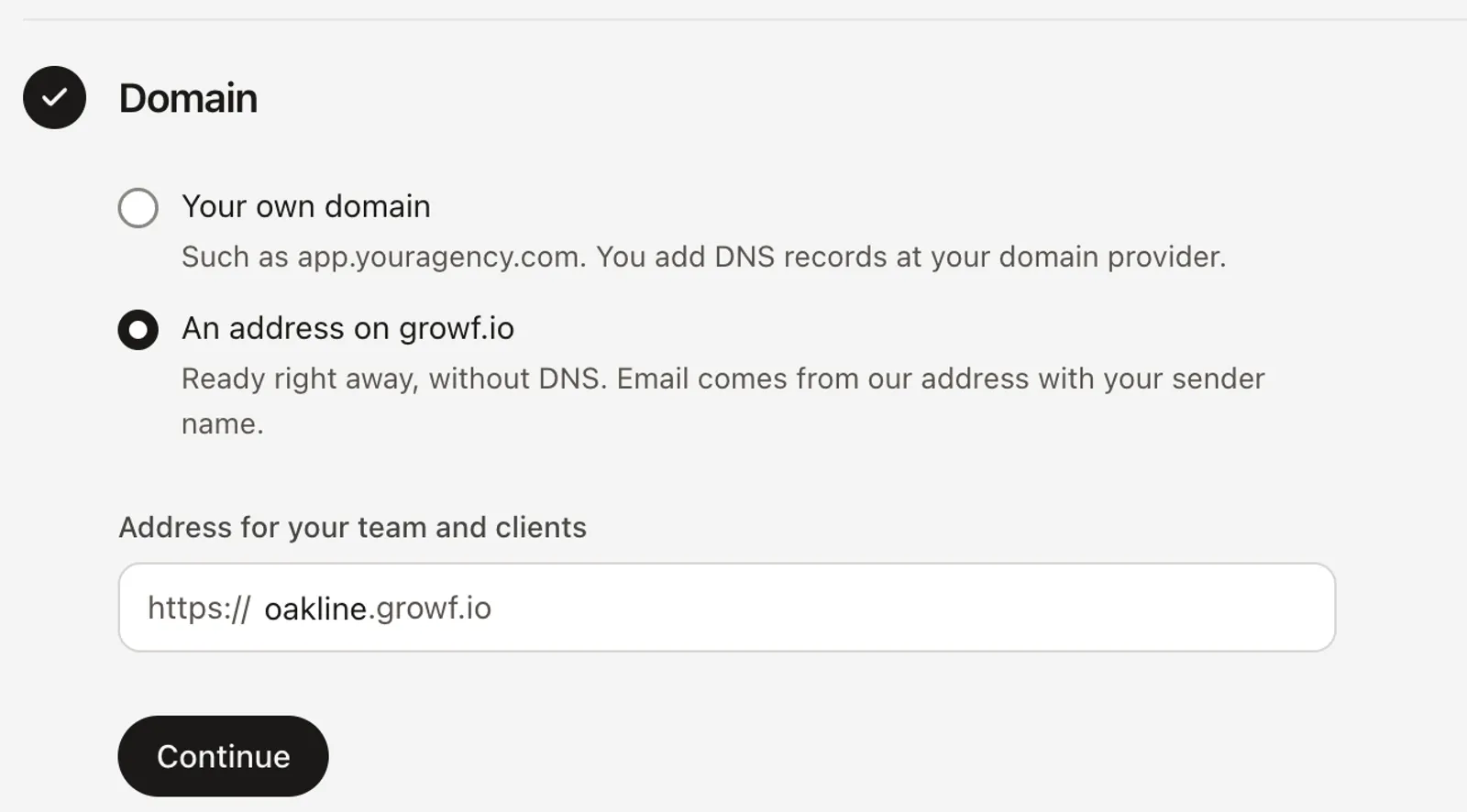 White label · Domain White label · Domain