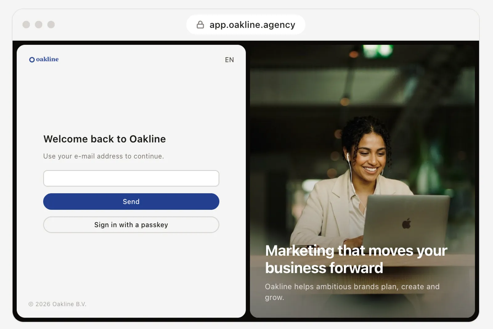 White label · Sign-in page
